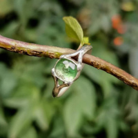 Bague tourmaline verte