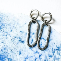 Boucle minimaliste en argent