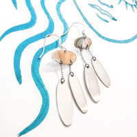 VENDU Boucles d'oreilles en argent recyclé 925 VENDU